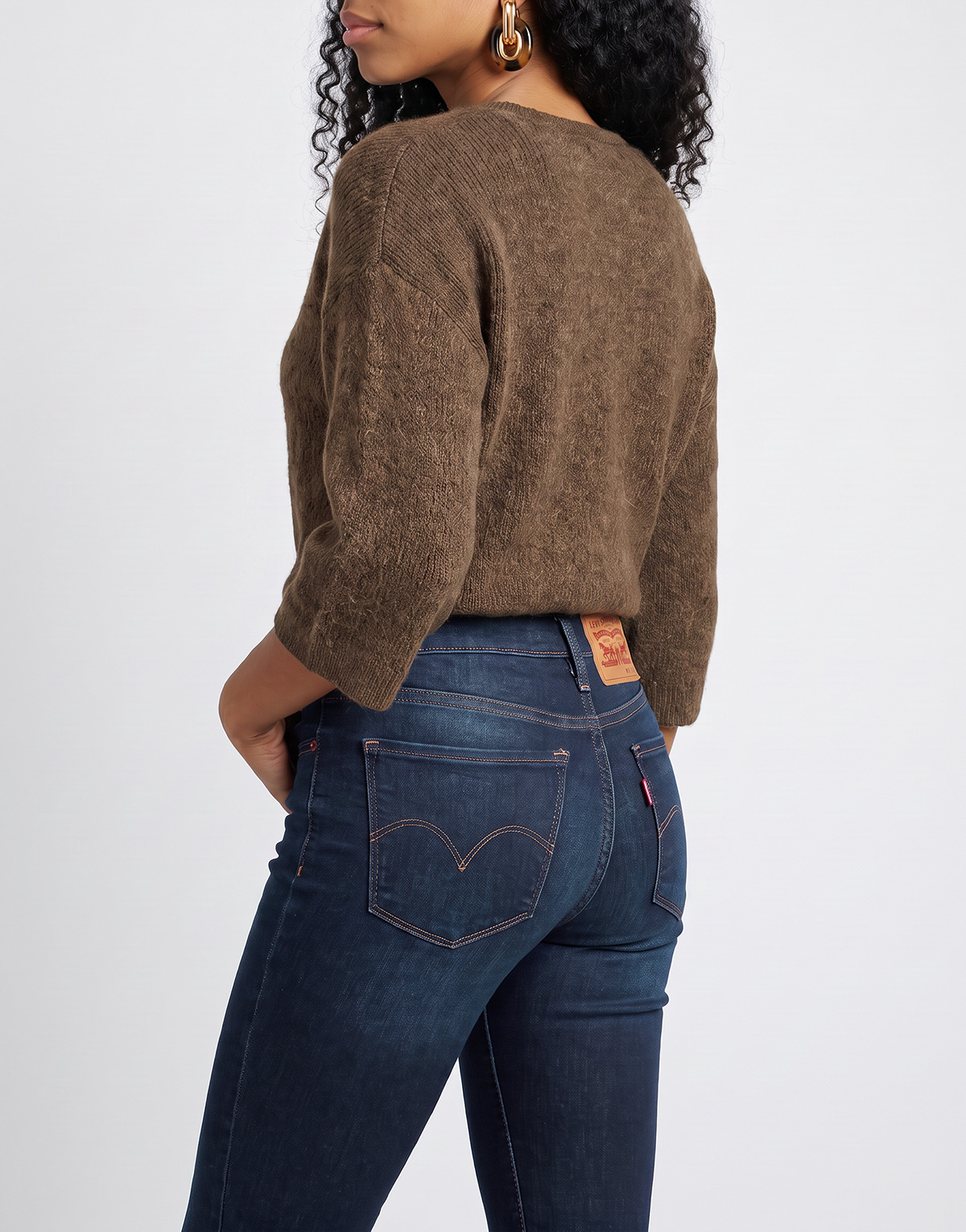 Levis 315 SHAPING BOOT Blu Jeans Bootcut Donna - Imagen 5